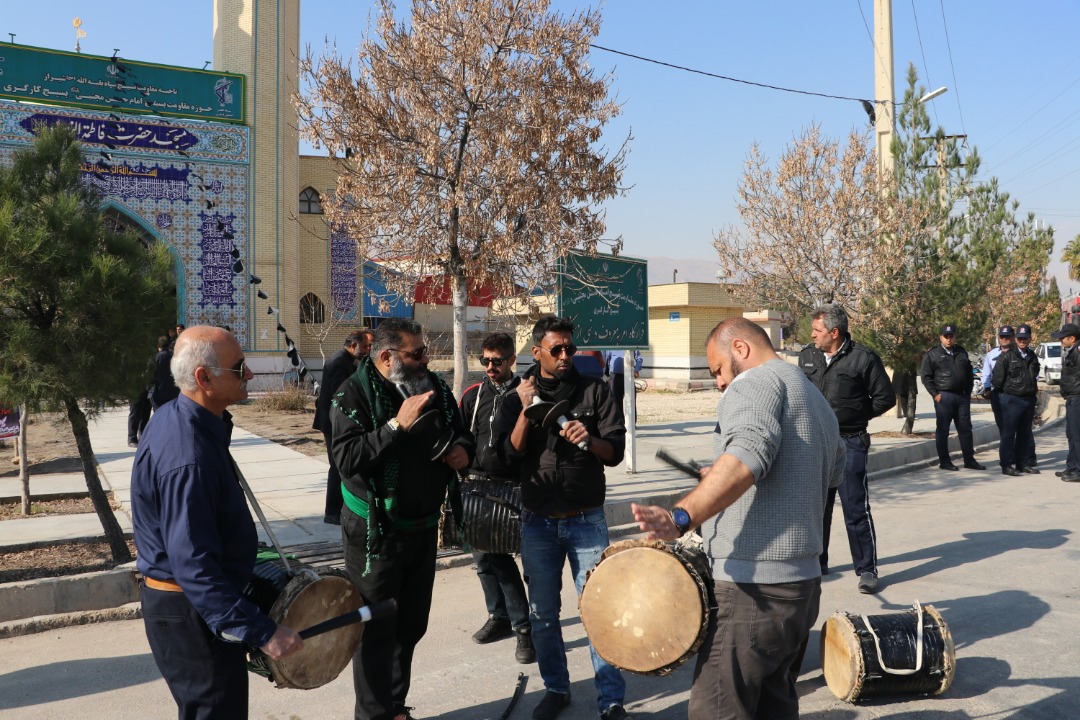 مراسم گرامیداشت شهادت سپهبد شهید قاسم سلیمانی پیش از ظهر امروز درشهرک صنعتی بزرگ شیراز 