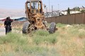 تسطیح و پاکسازی پیاده‌روهای شهرک صنعتی بزرگ شیراز