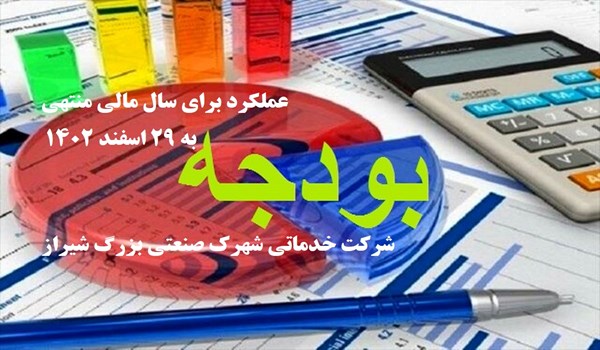 بودجه عملکرد برای سال مالی منتهی به 29 اسفند 1402