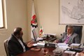 نشست مدیرعامل شرکت خدماتی با معاون  فنی و بازرگانی اداره کل شرکت پست فارس جهت استقرار شرکت پست در شهرک صنعتی بزرگ شیراز